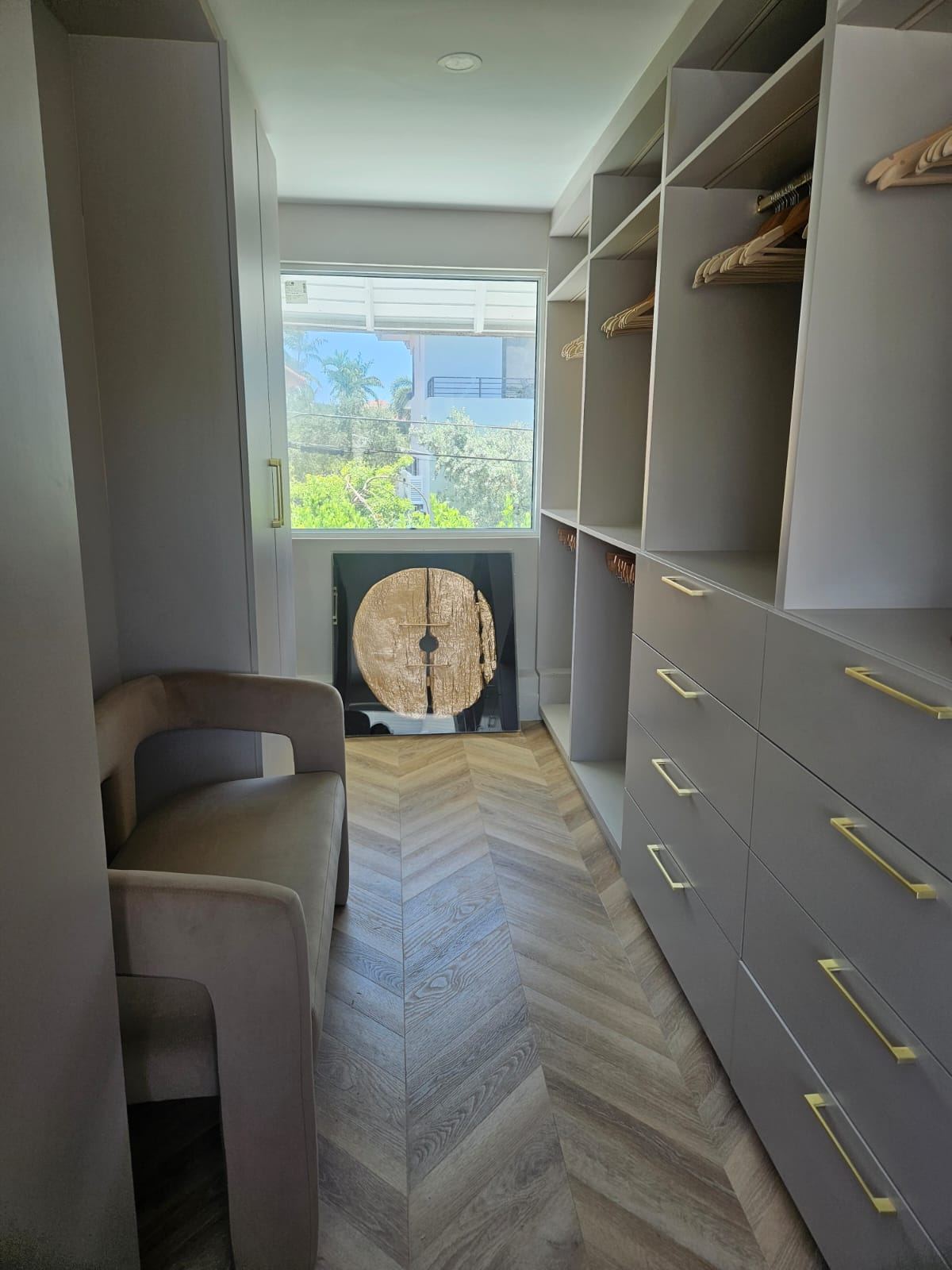 Luxury walk-in closet Miami